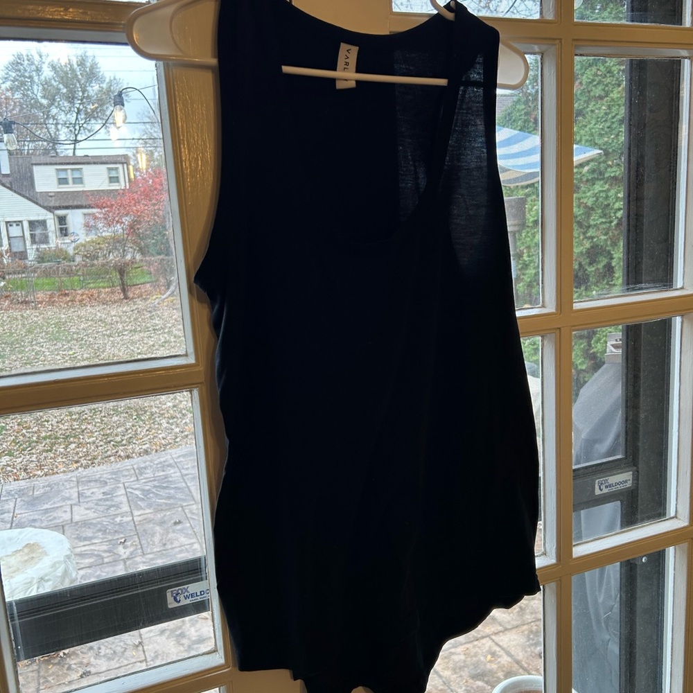 Varley black tank top